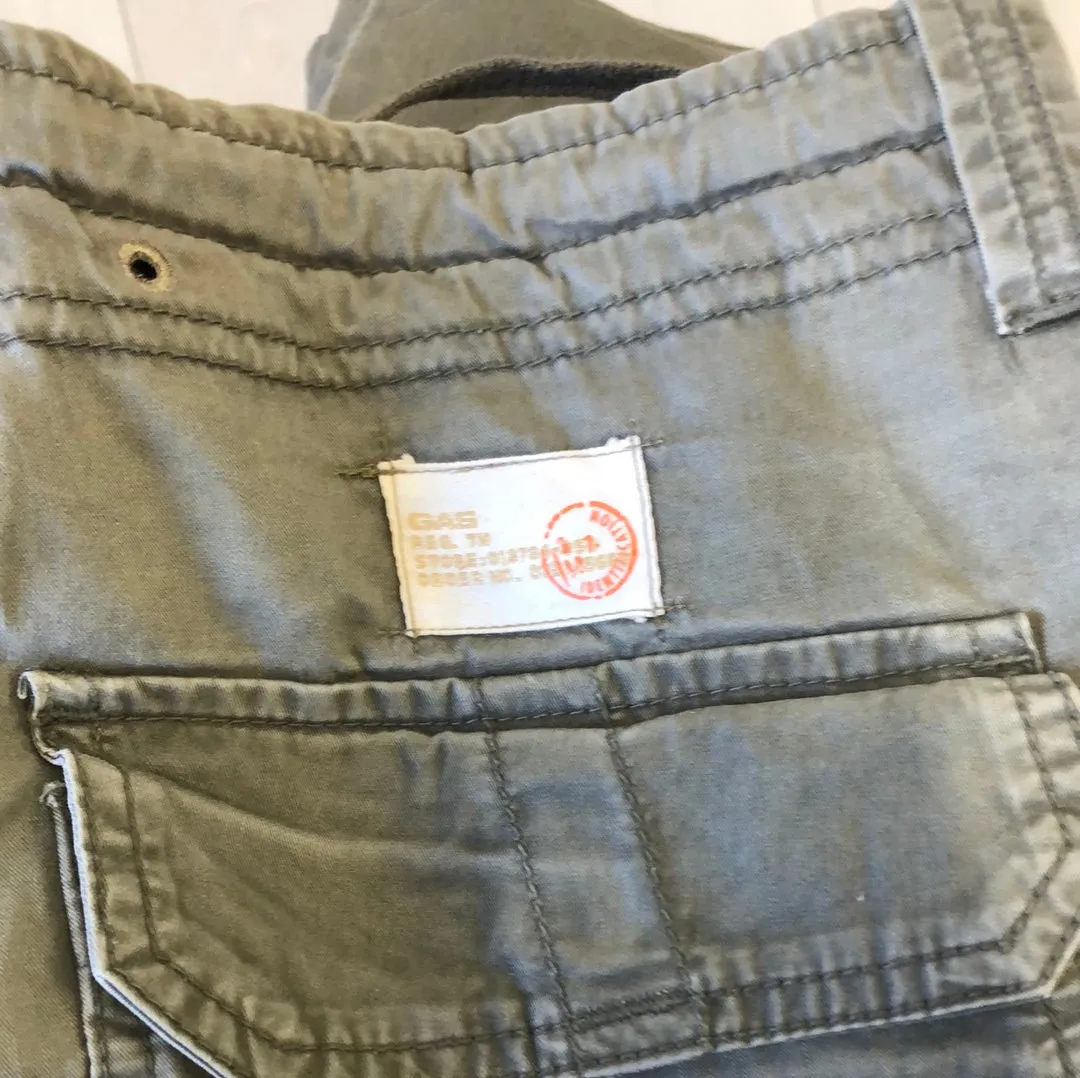 00's baggy cargo trousers by gas