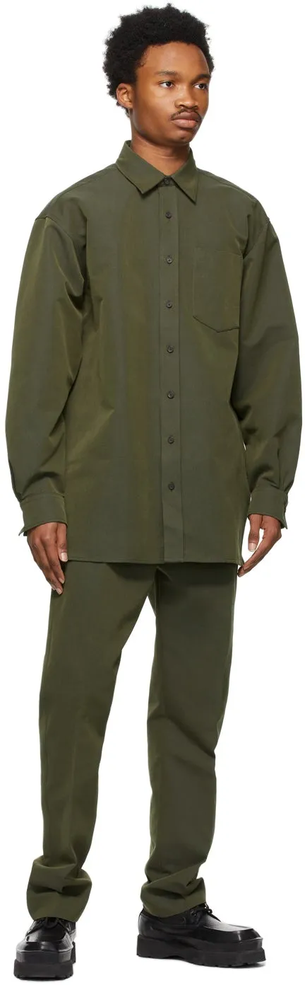 Acne Studios Khaki Suit Trousers