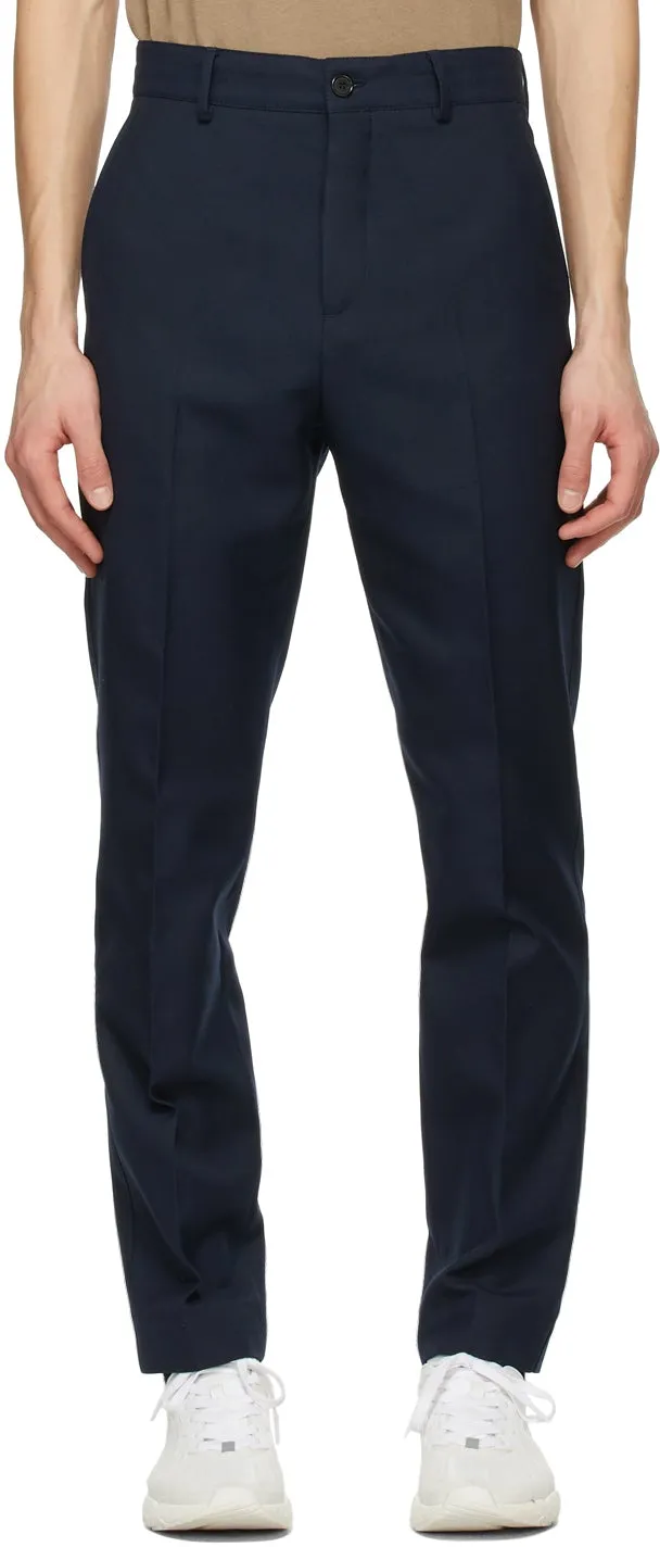 Acne Studios Navy Twill Trousers