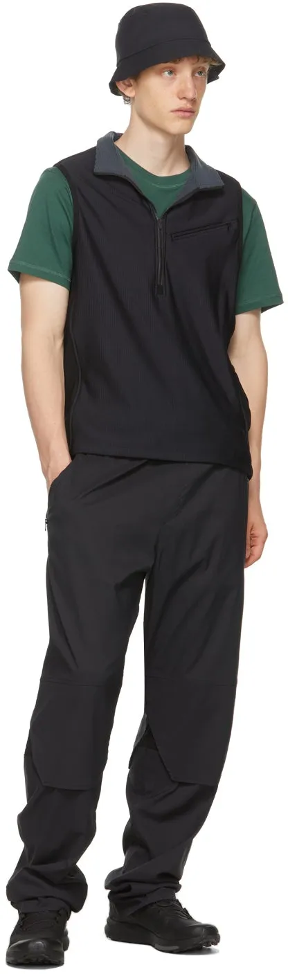 Affix Black Flex Trousers