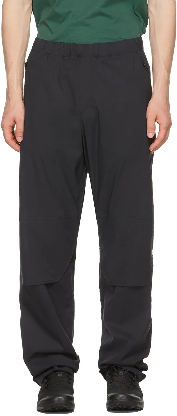 Affix Black Flex Trousers