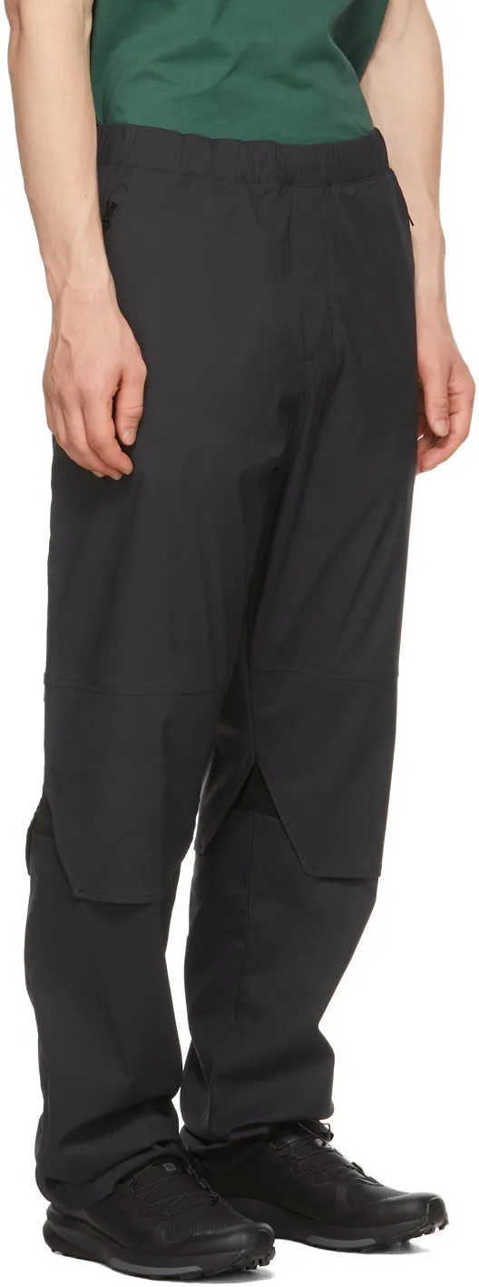 Affix Black Flex Trousers