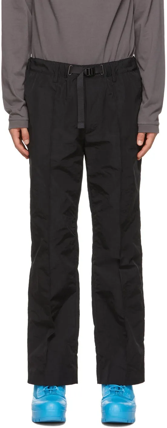 AMBUSH Black Nylon Track Trousers