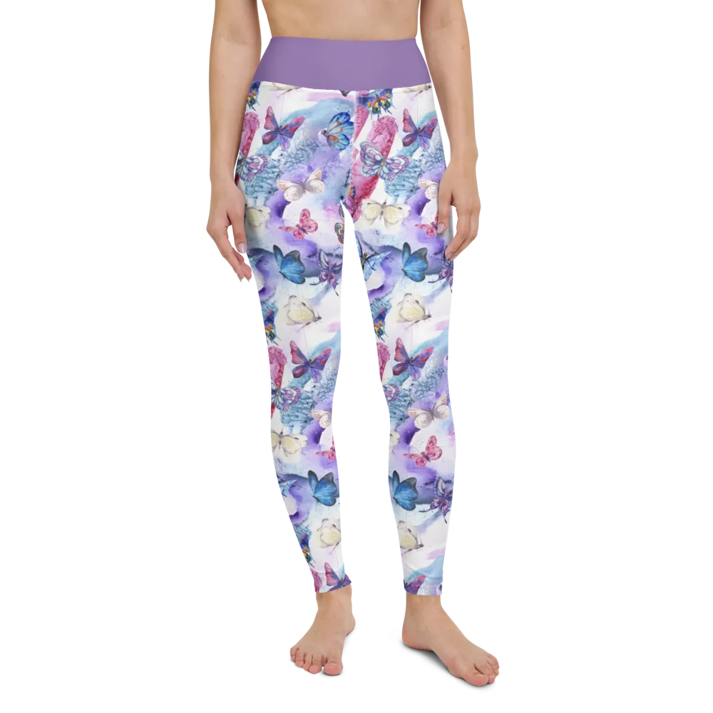 Butterflies Yoga Leggings