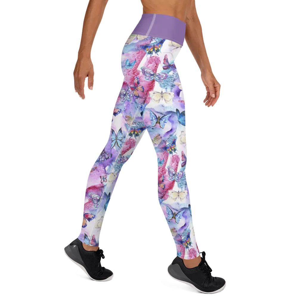 Butterflies Yoga Leggings