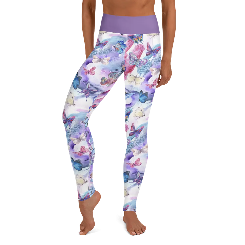 Butterflies Yoga Leggings