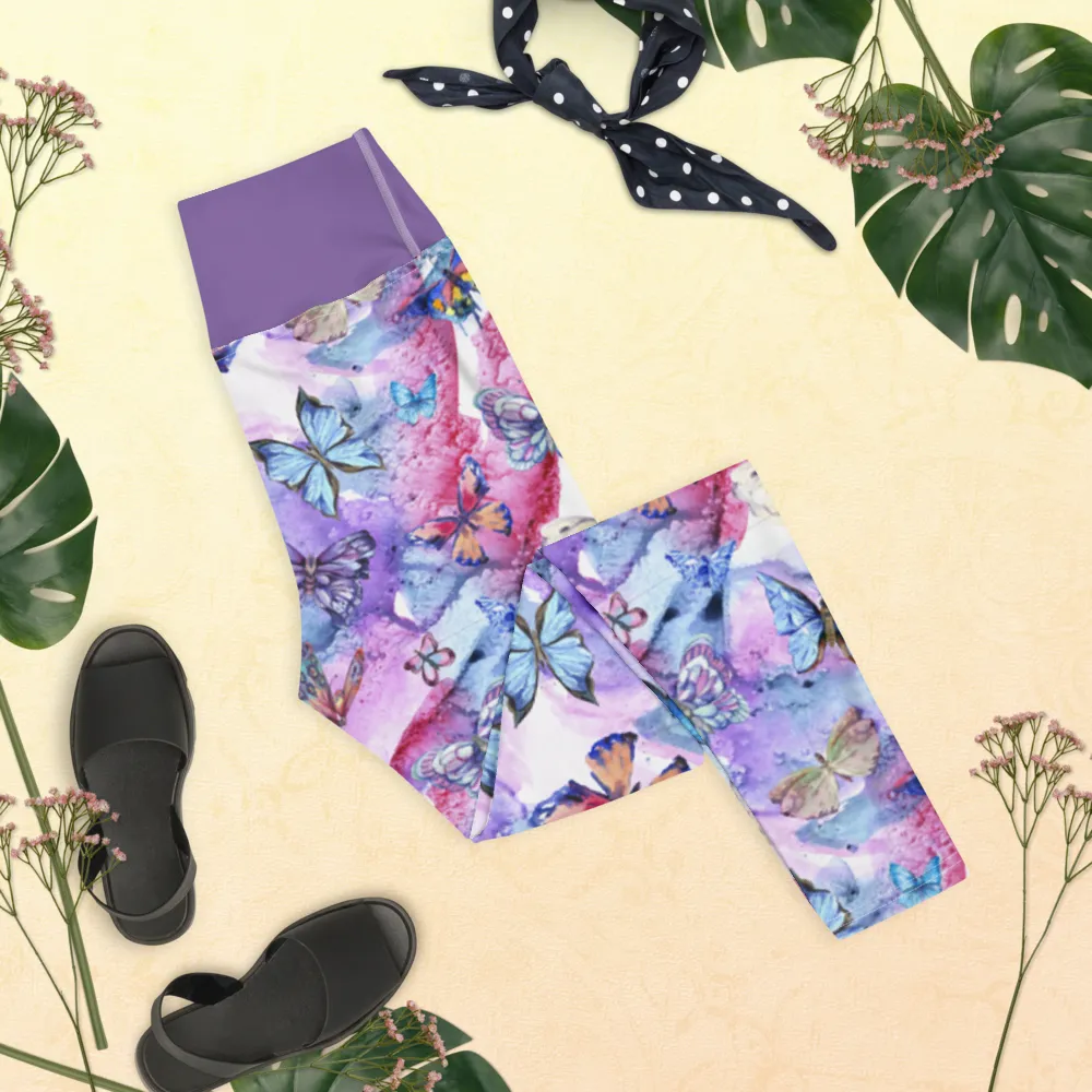 Butterflies Yoga Leggings