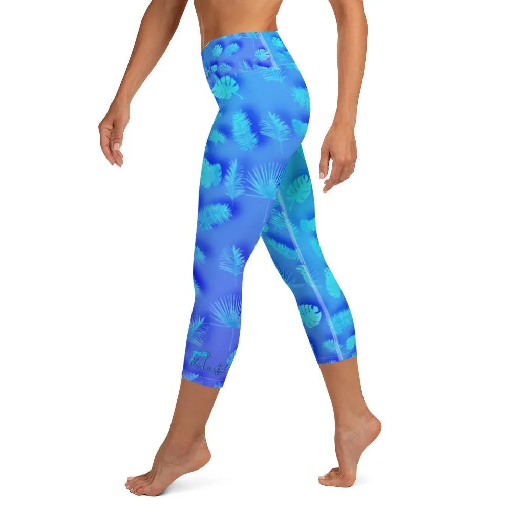 Frond Frenzy Capri Leggings
