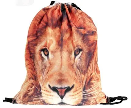 G50 Lion Drawstring Bag