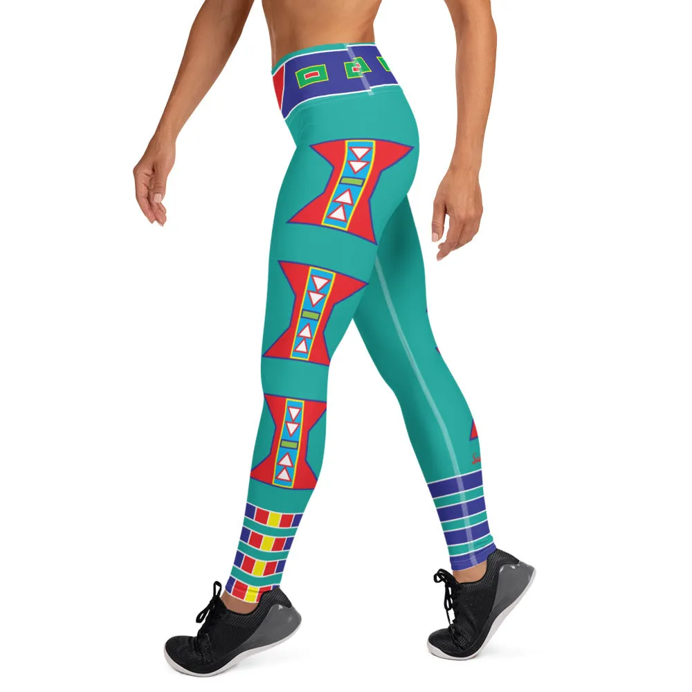 Live Turquoise Yoga Leggings