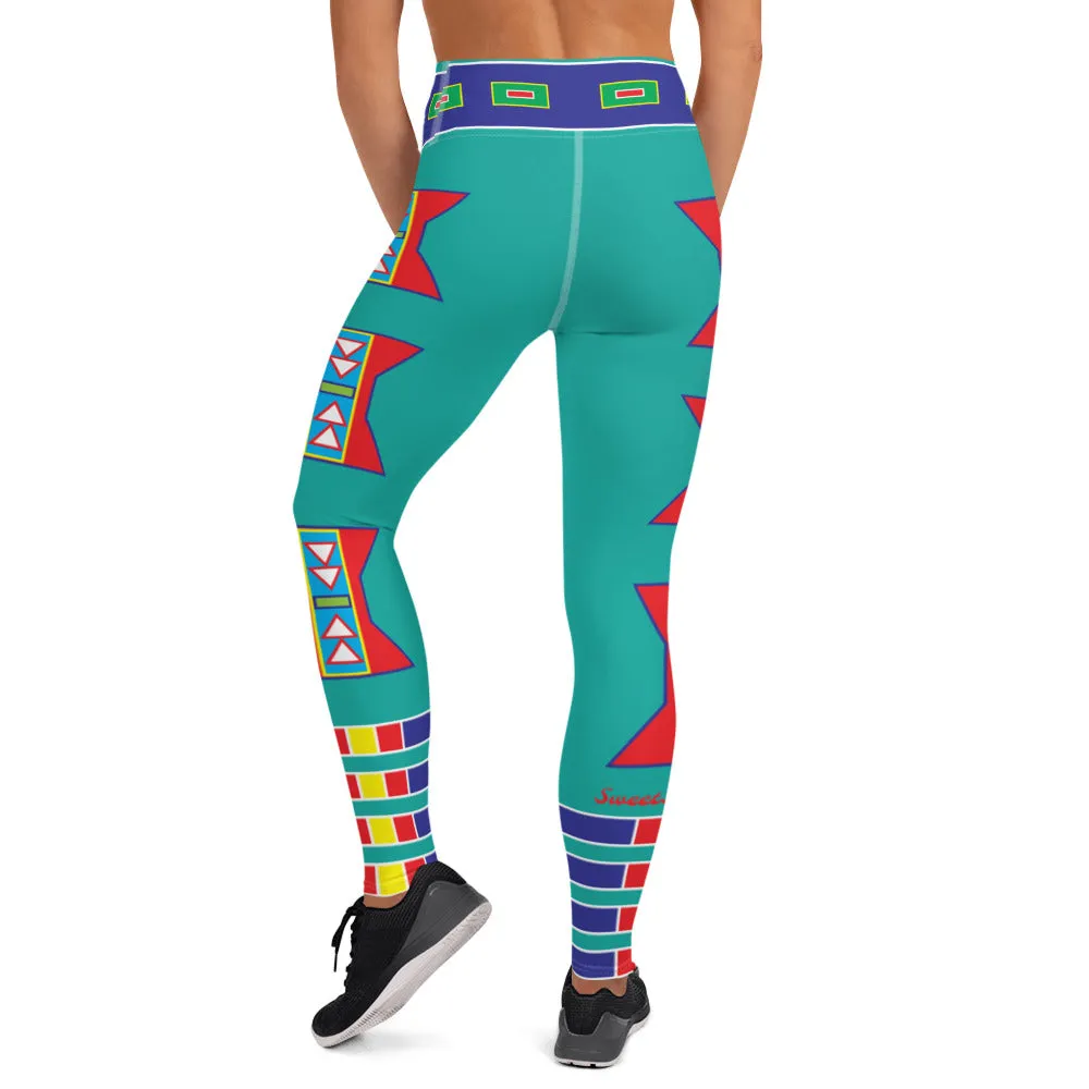 Live Turquoise Yoga Leggings
