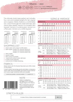Megan Nielsen - Ash Jeans (4 in 1)