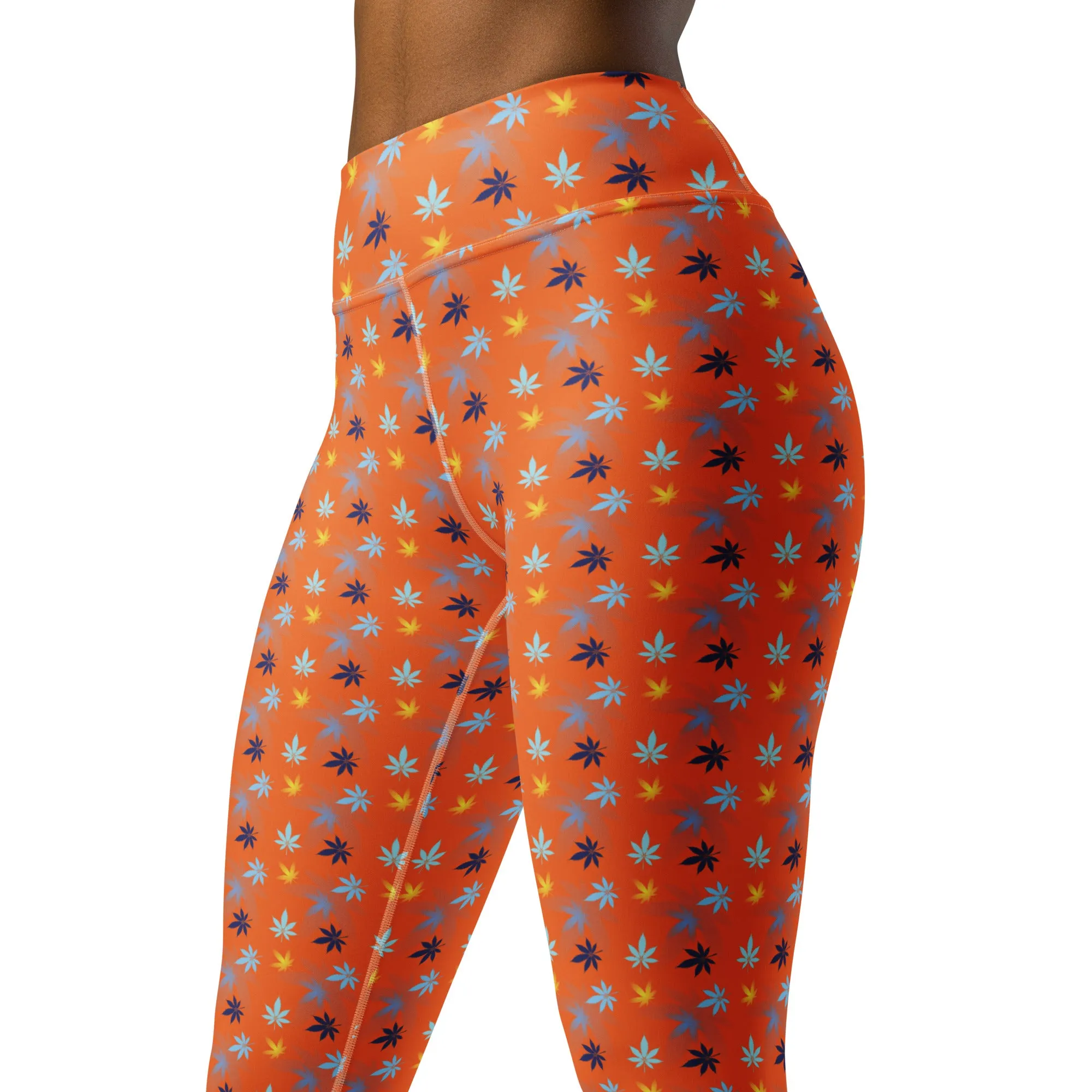 Orange Yoga Leggings