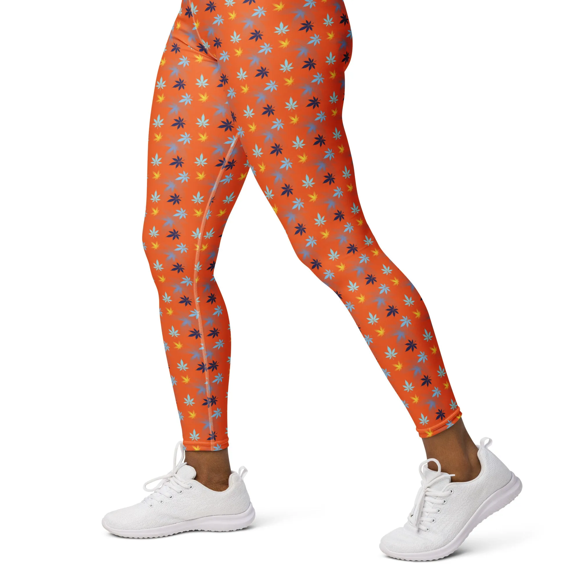 Orange Yoga Leggings