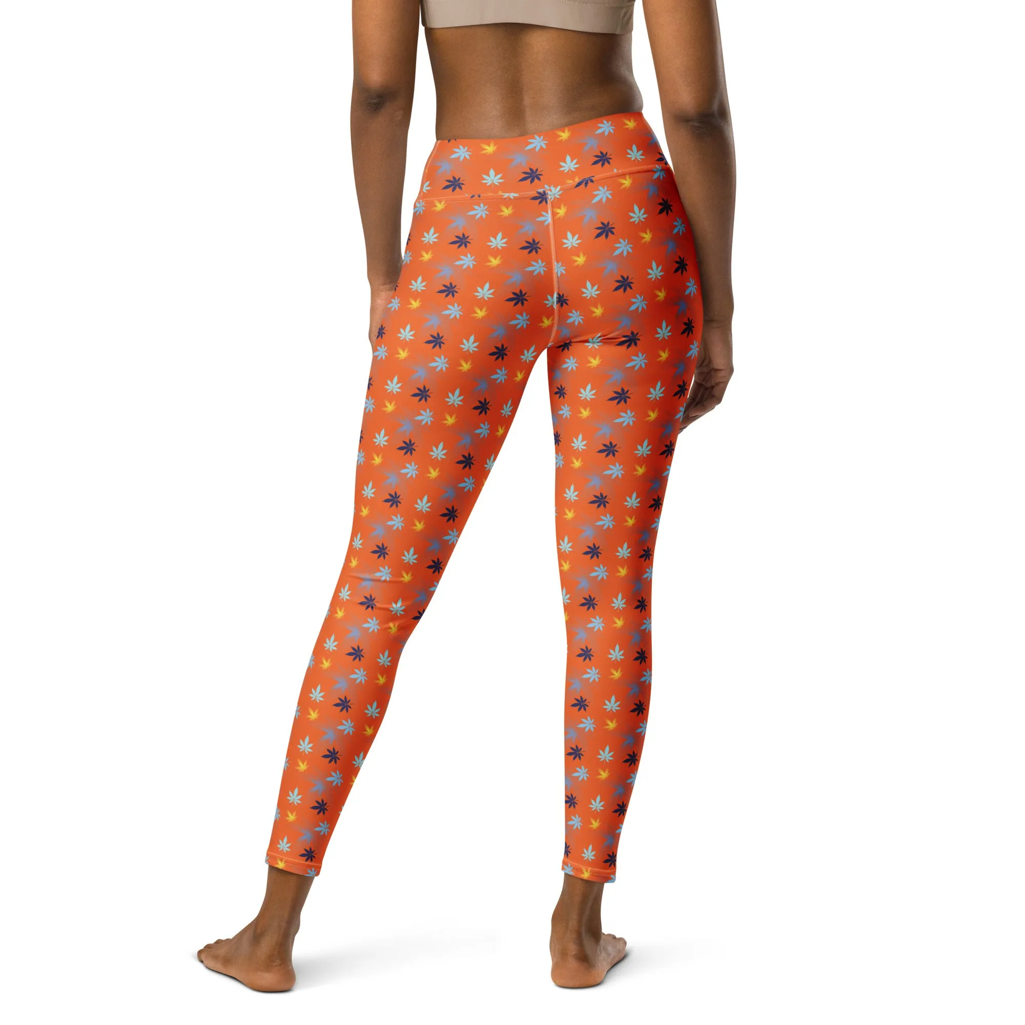 Orange Yoga Leggings