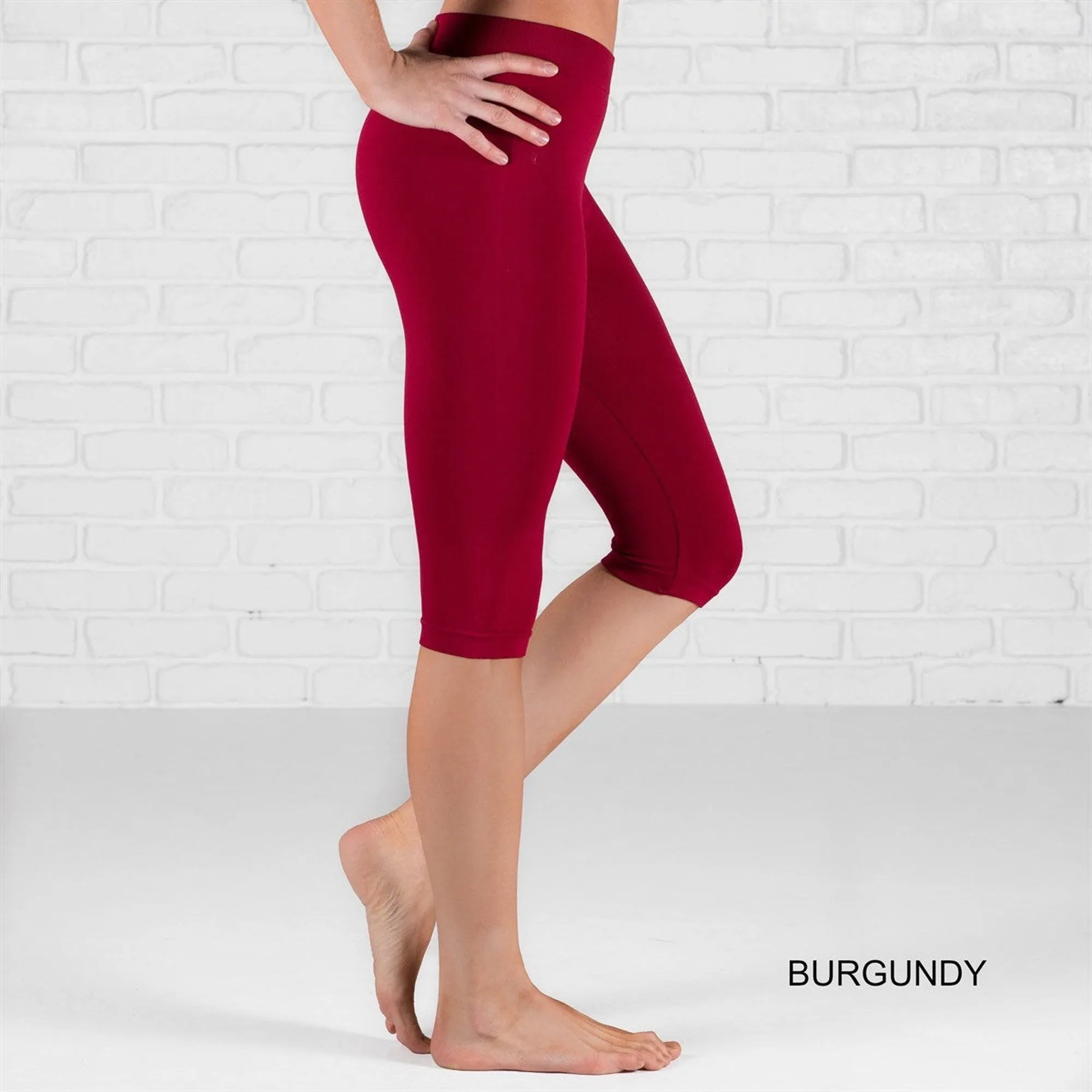 Over Knee Crop Shorts Leggings | Curvy Added ( New Mix - Sofra -Mopa )