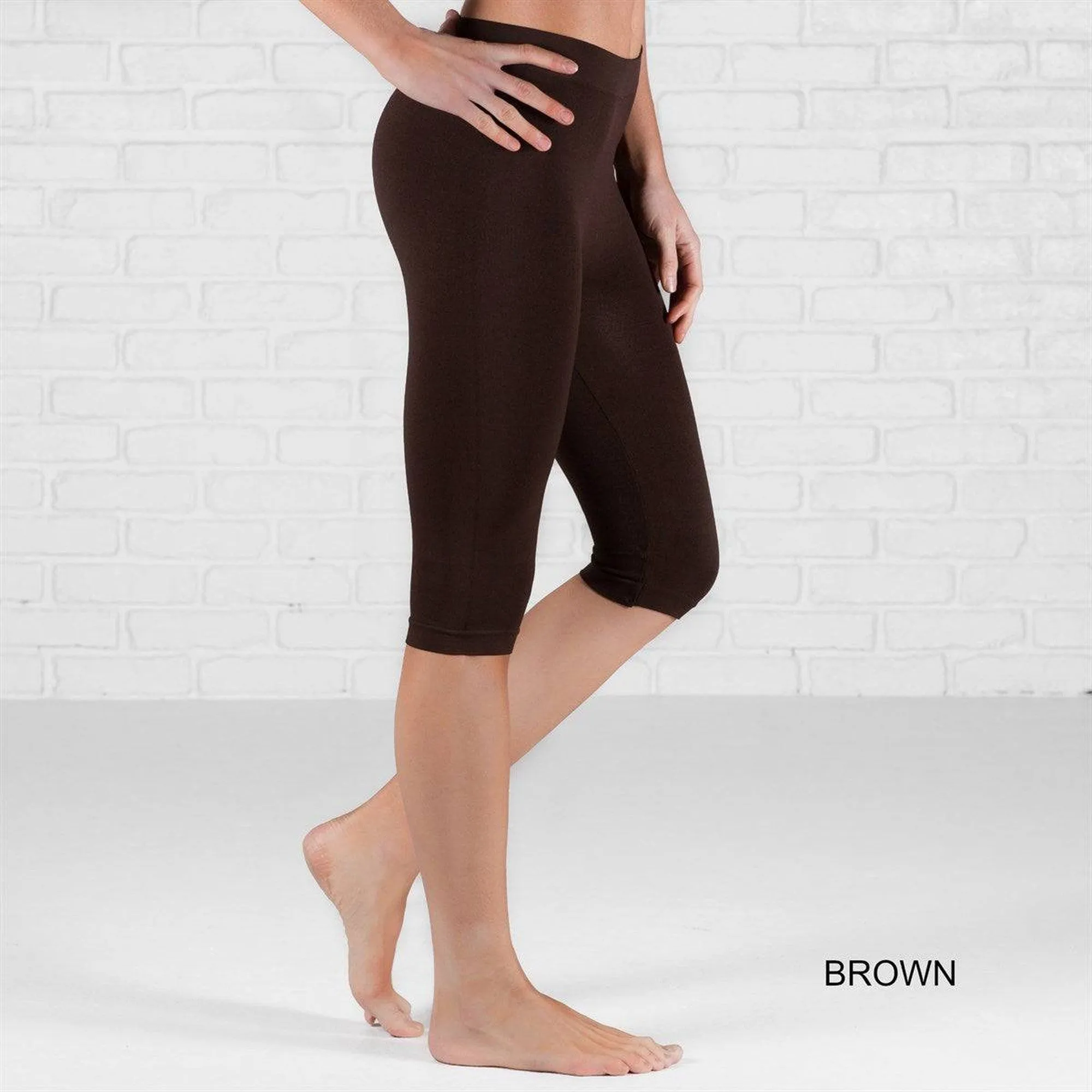 Over Knee Crop Shorts Leggings | Curvy Added ( New Mix - Sofra -Mopa )