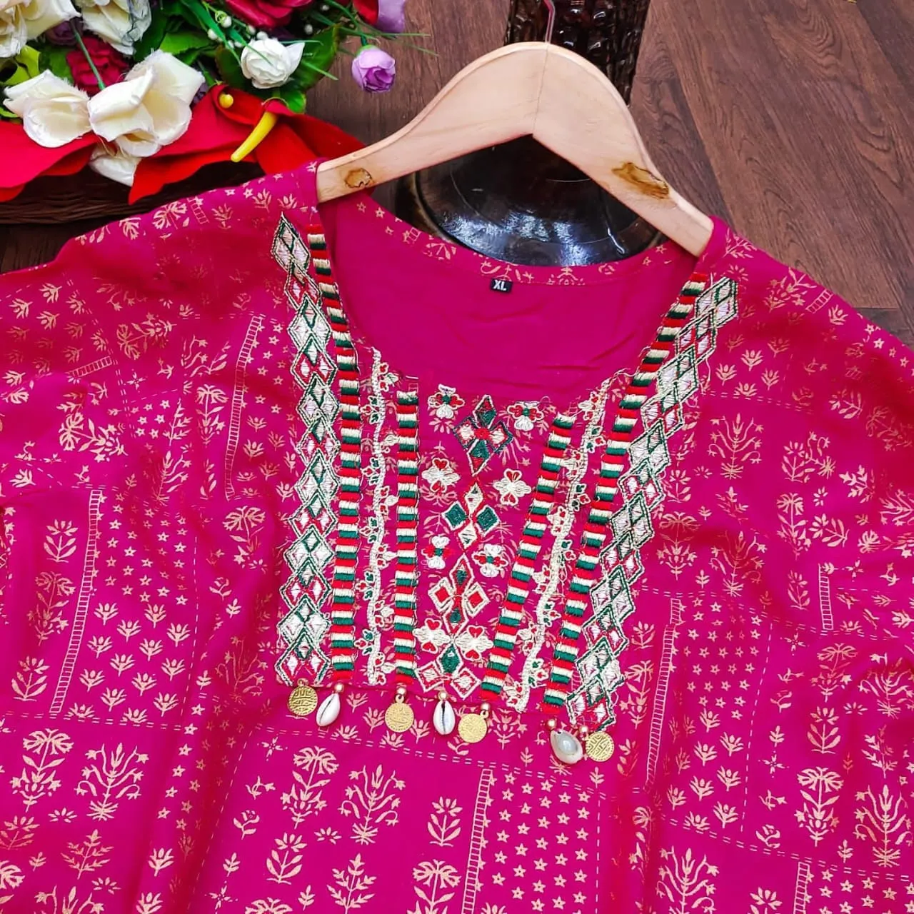 Sharara Set With Knee Length Kurti