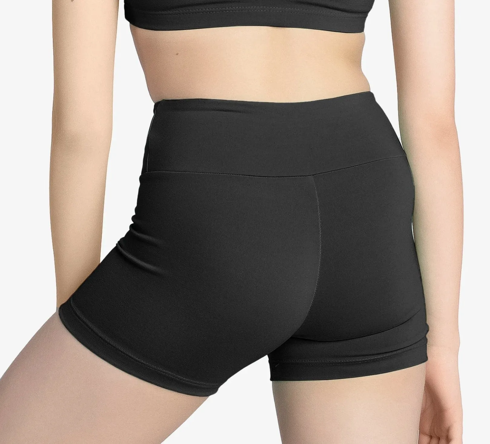So Danca Adult High Waisted Long Inseam Short SL169