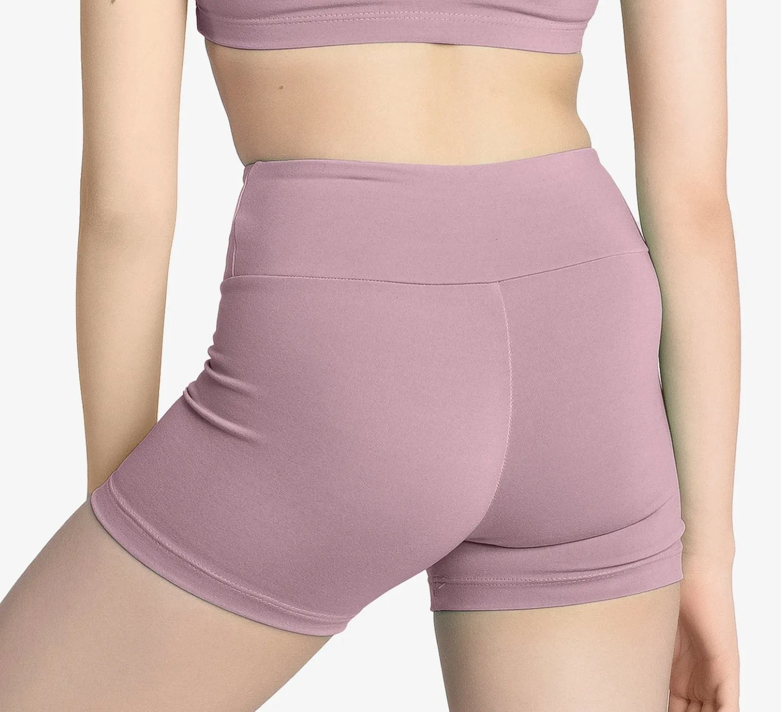 So Danca Adult High Waisted Long Inseam Short SL169